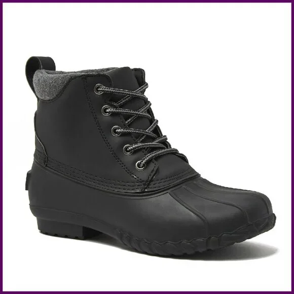 Men's Waterproof Insulated Duck Boots Winter Snow Rain Size 7-15